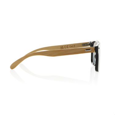 Logotrade promotional giveaway image of: Prism RCS recycled plastic sunglasses with bamboo frame