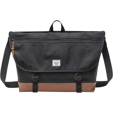Logo trade promotional giveaways image of: Herschel Cove recycled messenger bag 22.5L