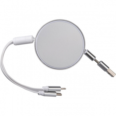 Logotrade promotional item image of: Charging cable made from recycled aluminum Ostend