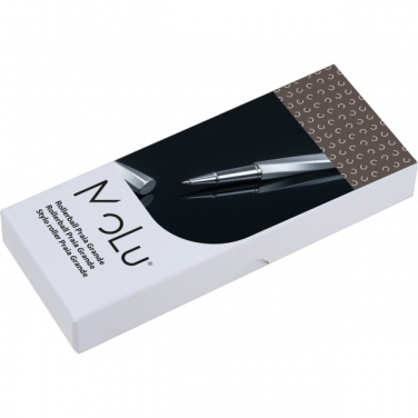 Logo trade corporate gift photo of: MoLu brass rollerball Praia Grande