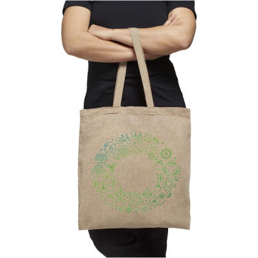 Logo trade promotional merchandise image of: Pheebs 150 g/m² recycled tote bag 7L