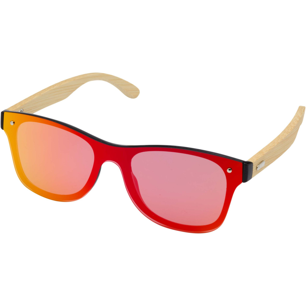 Logotrade corporate gift picture of: Tan sunglasses with bamboo temples