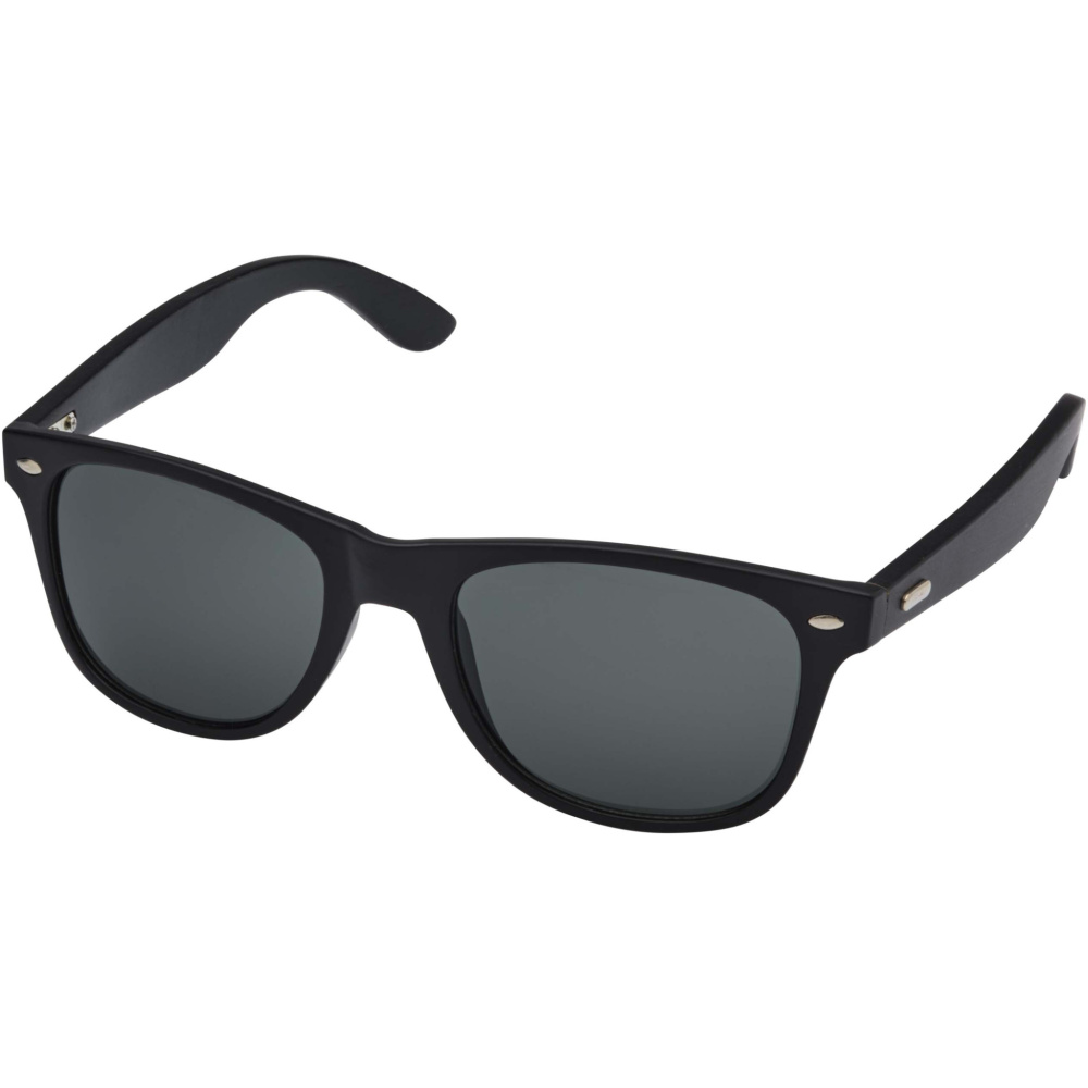 Logotrade promotional gift picture of: Arlo bamboo sunglasses with black coating