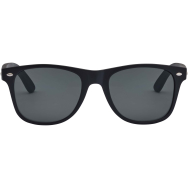 Logo trade promotional giveaways image of: Arlo bamboo sunglasses with black coating