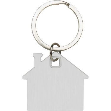 Logo trade advertising products picture of: Nook house-shaped keychain