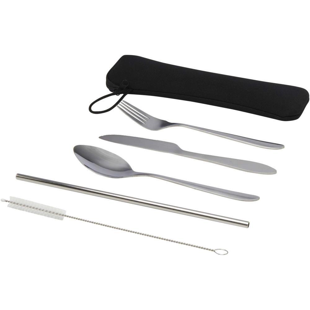 Logo trade promotional gift photo of: Sheen 5-piece stainless steel cutlery set