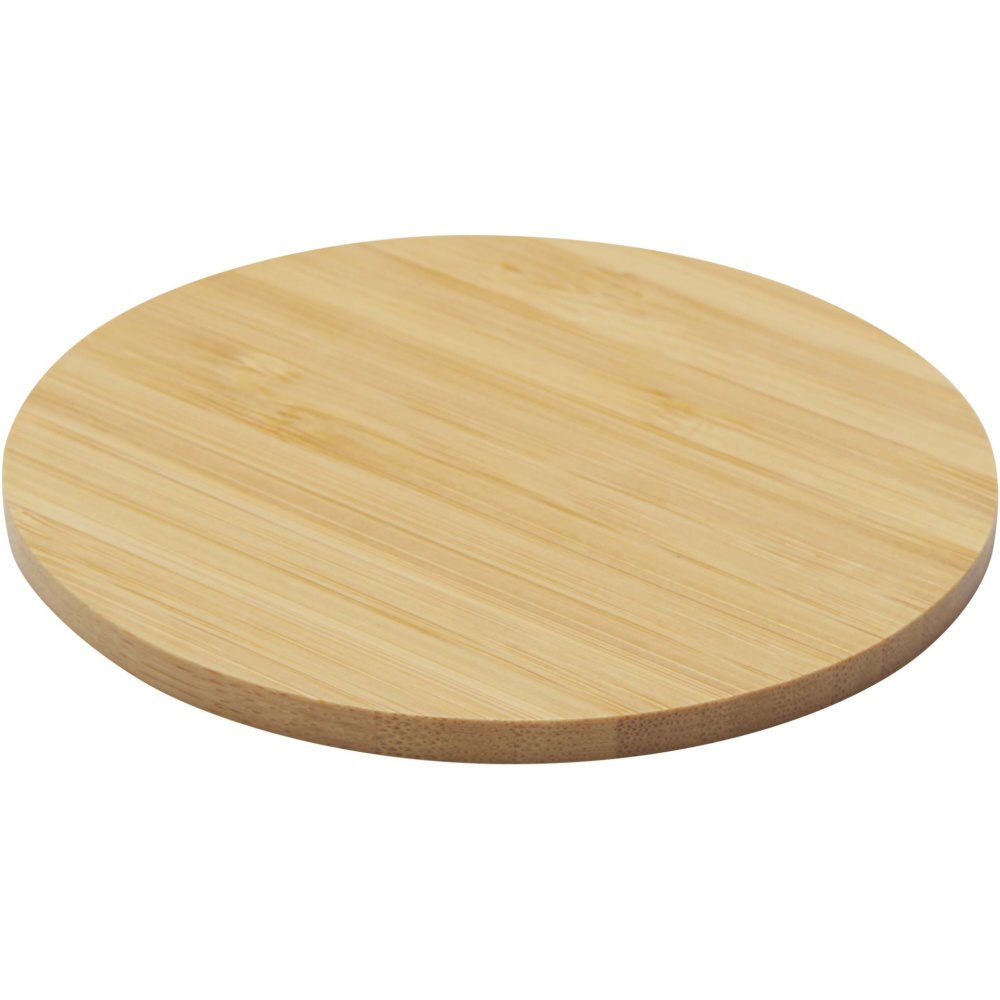 Logo trade corporate gift photo of: Cha bamboo coaster
