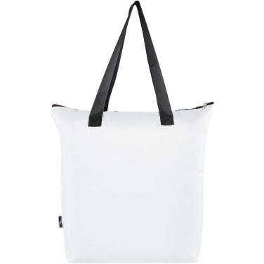 Logo trade promotional item photo of: EcoFold RPET foldable tote cooler bag 15L