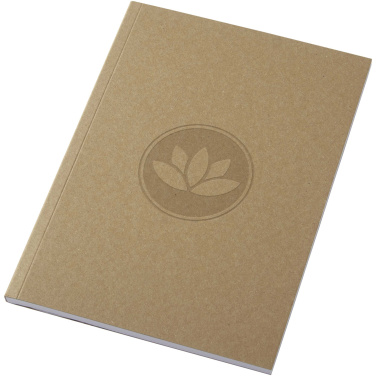 Logotrade advertising product image of: Novella Austen A5 recycled soft cover kraft notebook - 50 sheets