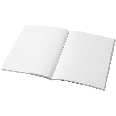 Logo trade business gifts image of: Novella Austen A5 recycled soft cover kraft notebook - 50 sheets