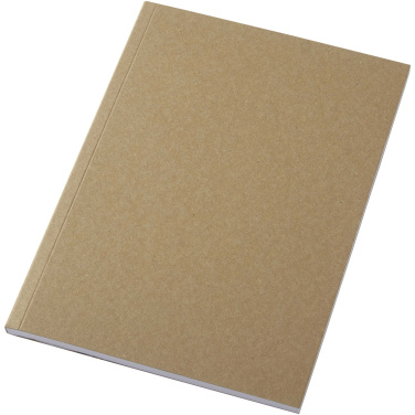 Logo trade advertising products image of: Novella Austen A5 recycled soft cover kraft notebook - 50 sheets