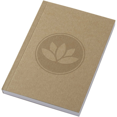 Logo trade promotional merchandise image of: Novella Austen A6 recycled soft cover kraft notebook - 100 sheets