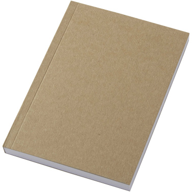 Logo trade promotional giveaways picture of: Novella Austen A6 recycled soft cover kraft notebook - 100 sheets