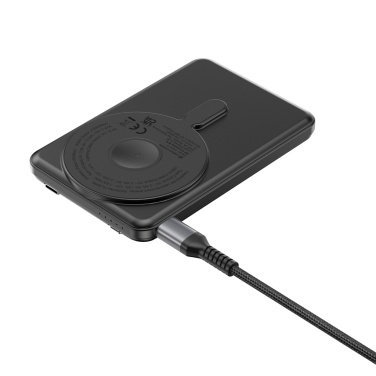 Logotrade promotional gift image of: Urban Vitamin Redwood 5in1 5000mah 20W PD magnetic powerbank