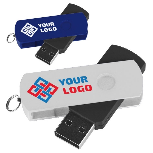 Logotrade business gift image of: Metal and plastic USB stick