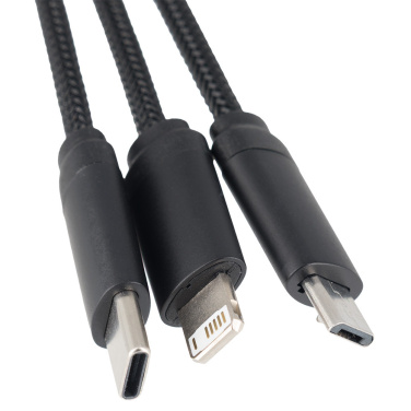 Logotrade promotional item picture of: Big cable 4in1 with illuminated logo - i5w