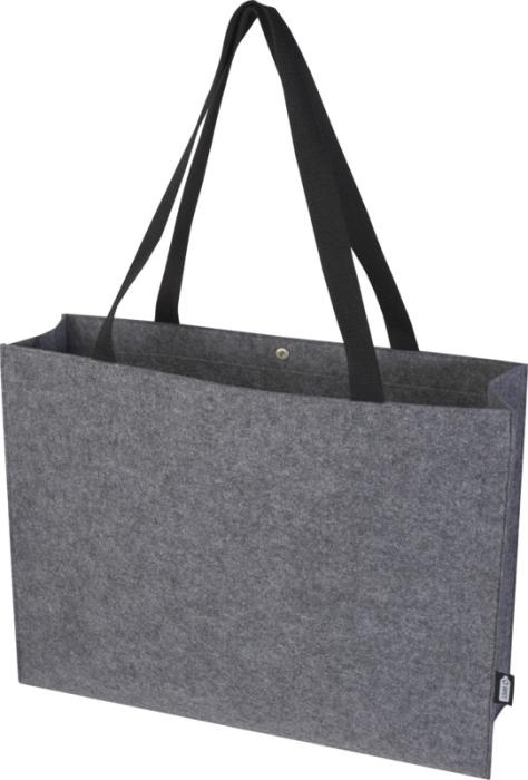Logo trade promotional merchandise photo of: Felta GRS recycled felt gusset tote bag 20L