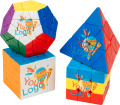 Cube - logic puzzle, multi-colour