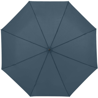 Logo trade business gifts image of: Ida 21.5" foldable umbrella