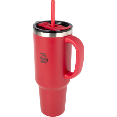 Logo trade promotional item photo of: Sydney 1200 ml copper vacuum insulated tumbler with straw