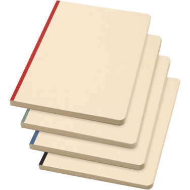 Logo trade promotional giveaway photo of: Liliana A5 sugarcane and RPET soft cover notebook