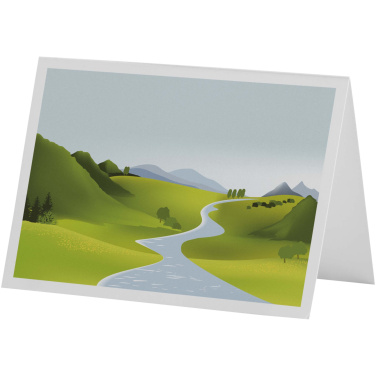Logo trade promotional gift photo of: Herald A6 greeting card