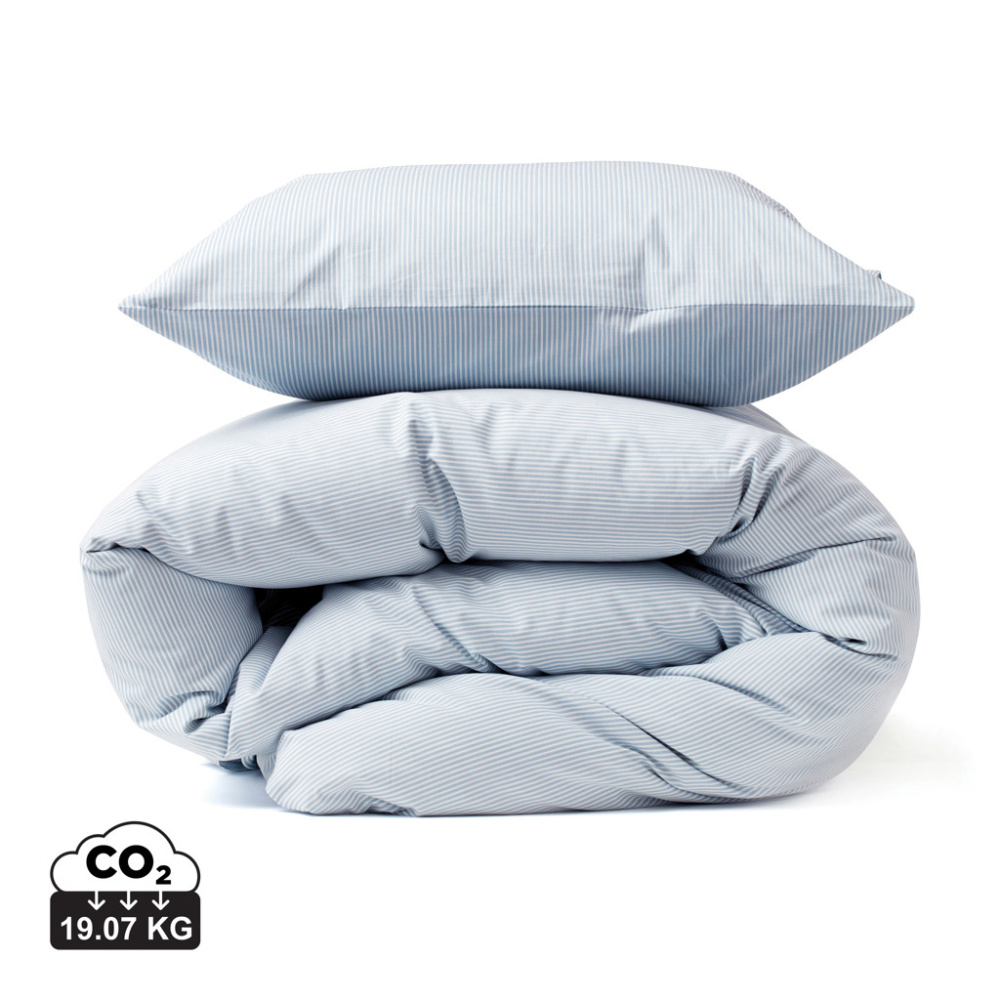 Logo trade promotional merchandise picture of: VINGA Montgomery premium cotton bed linen, 4 pcs set