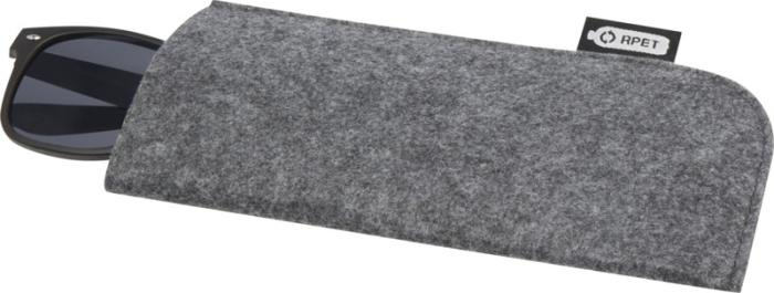 Logotrade promotional merchandise picture of: Felta GRS recycled pouch for glasses