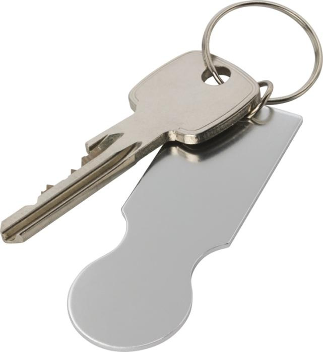 Logotrade promotional product image of: Rhea shopping cart keyring