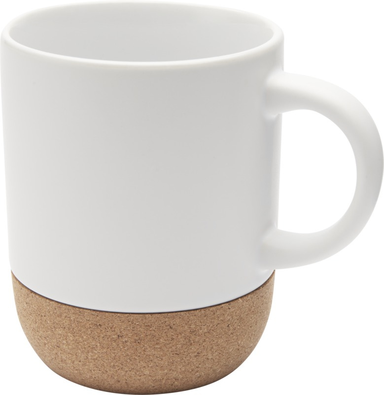 Logotrade corporate gift image of: Billie 300 ml ceramic sublimation mug with cork details