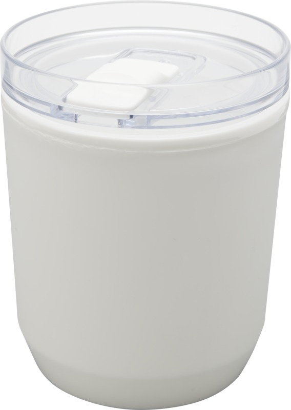 Logo trade promotional products image of: Hudson 180 ml recycled plastic double-wall tumbler