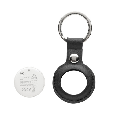 Logo trade promotional merchandise image of: Findmate Dual RCS recycled plastic item finder IPX 5