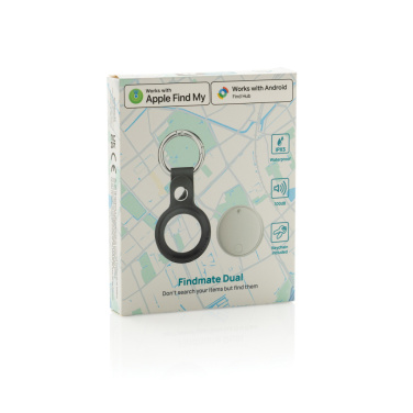 Logotrade promotional giveaway image of: Findmate Dual RCS recycled plastic item finder IPX 5