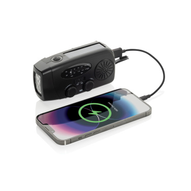 Logo trade advertising products picture of: RescueWave RCS recycled plastic emergency radio