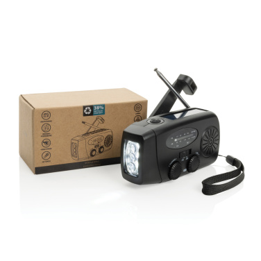 Logo trade corporate gift photo of: RescueWave RCS recycled plastic emergency radio