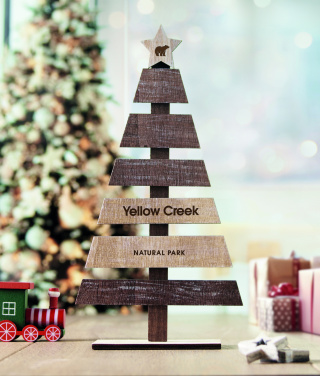 Logo trade promotional product photo of: Wooden Christmas tree