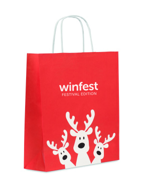 Logo trade corporate gift photo of: Gift paper bag medium