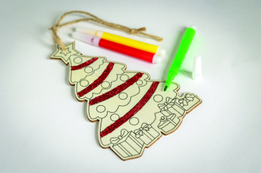 Logo trade promotional giveaway photo of: Christmas tree ornament