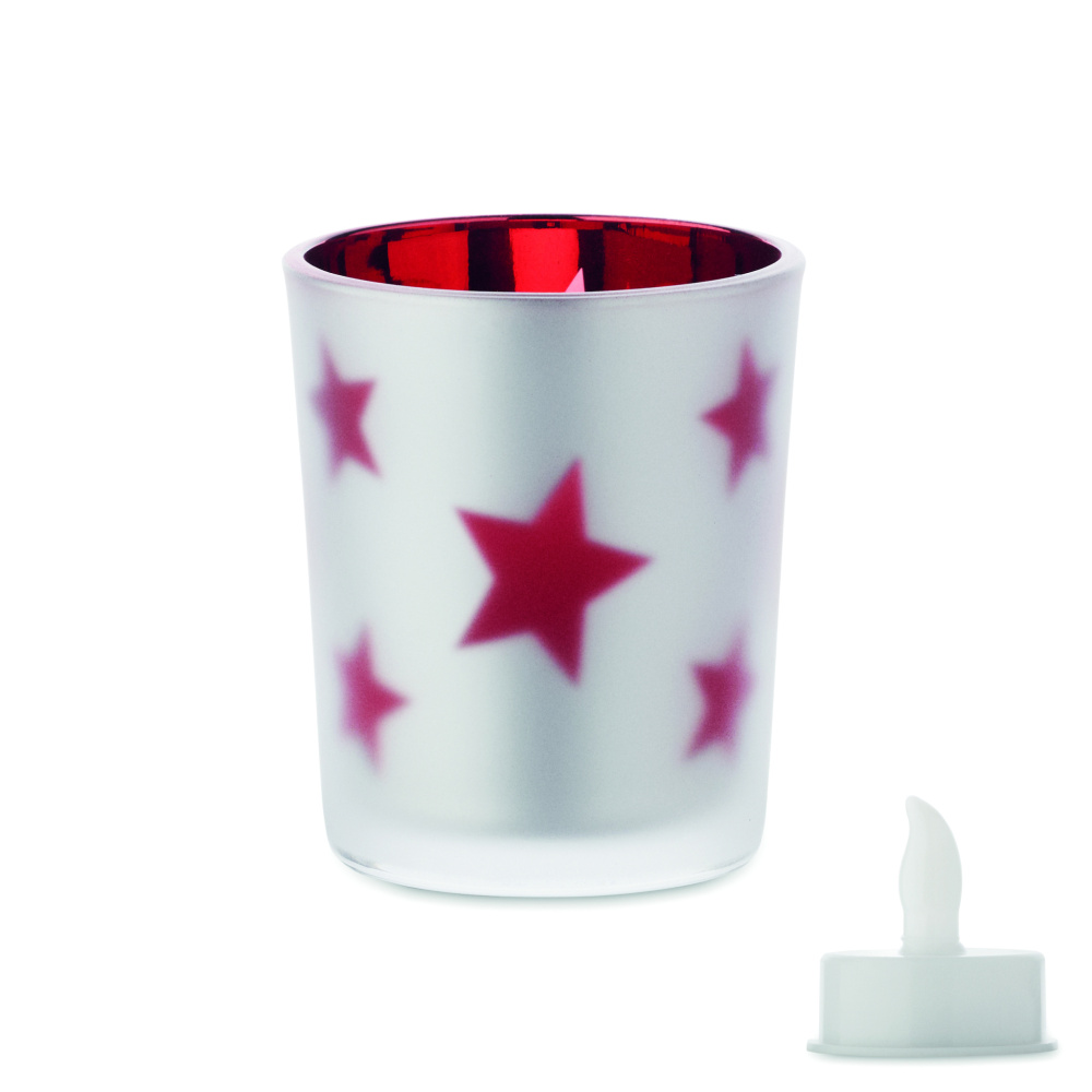 Logo trade advertising products image of: LED tea light candle
