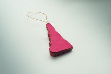 Logo trade promotional merchandise picture of: Christmas paper tree hanger