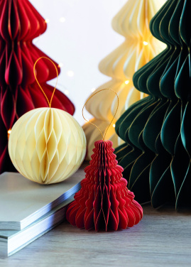 Logo trade business gift photo of: Christmas paper tree hanger