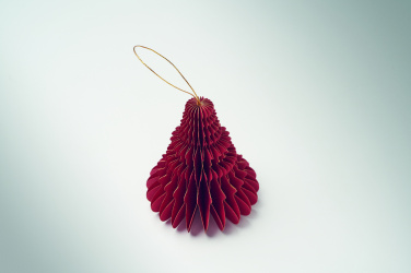 Logo trade advertising products picture of: Christmas paper tree hanger
