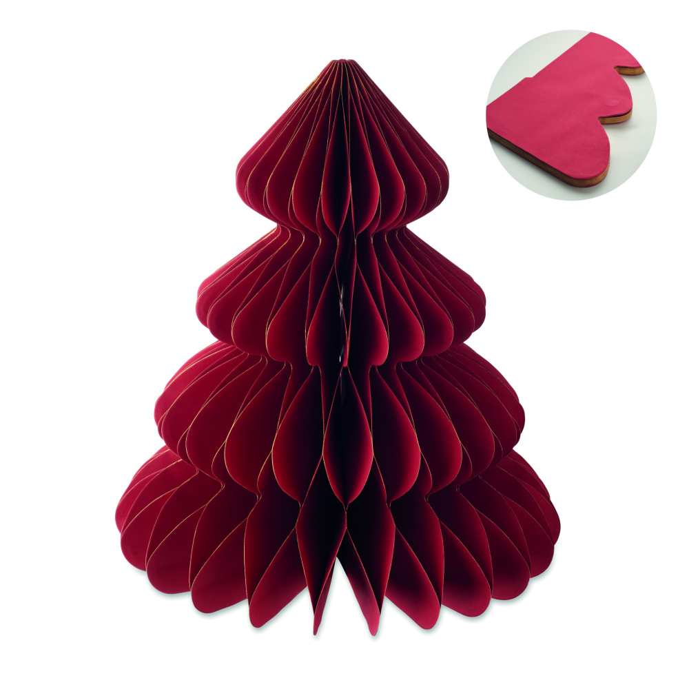 Logo trade promotional giveaways picture of: Paper Xmas tree decoration