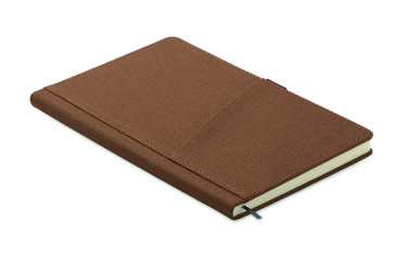 Logo trade promotional giveaways picture of: A5 notebook PU front pocket