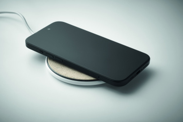 Logotrade promotional merchandise photo of: Cork wireless charger 15W