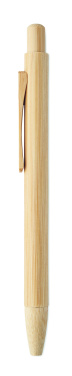 Logotrade promotional gift image of: Bamboo automatic ball pen