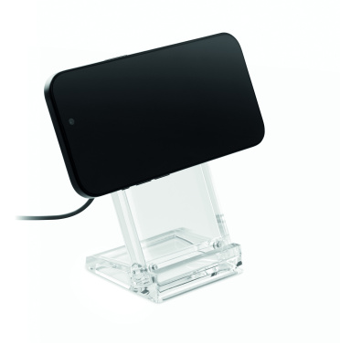 Logotrade promotional giveaway picture of: Acrylic wireless charger 15W