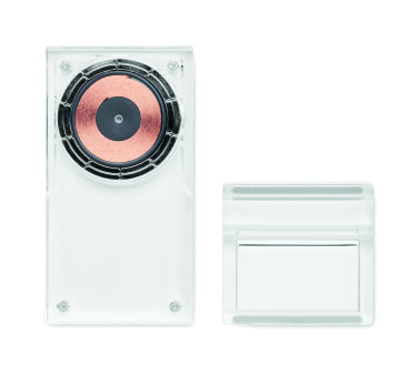 Logo trade promotional gifts image of: Acrylic wireless charger 15W