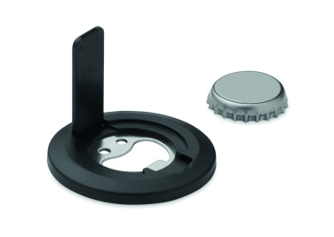 Logo trade promotional merchandise picture of: Phone holder and bottle opener