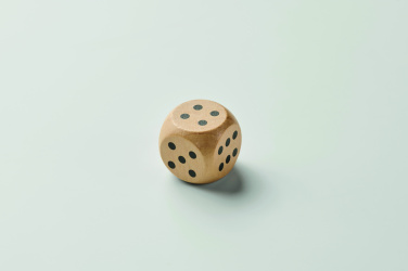 Logotrade promotional merchandise image of: Schima wooden dice 3cm dia